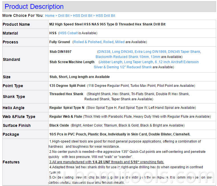 product detals